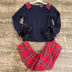 Janie and Jack holiday outfit